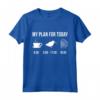 Divertente Beccaccia Caccia Cacciatore My Plan For Today Maglietta - T-shirt Caccia alla Beccaccia Grafica Originale