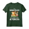 Funghi Porcini Divertente Fungaiolo Felice Maglietta - Sono Felice Quando Vado a Funghi - Ideale per Raccoglitori e Cacciatori di Funghi