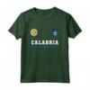 Maglia Calabria Sport/Calcio - Bandiera Calcio Italiano Maglietta - Orgoglio Nazionale Italia