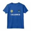 Maglia Calabria Sport/Calcio - Bandiera Calcio Italiano Maglietta - Orgoglio Nazionale Italia