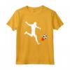 Maglietta con Palla da Calcio sul Fuoco - Regalo Originale per Calciatori - Ideale per Compleanno o Natale