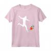 Maglietta con Palla da Calcio sul Fuoco - Regalo Originale per Calciatori - Ideale per Compleanno o Natale