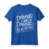 Gli Amici Non Lasciano gli Amici Correre da Soli - Jogging Maglietta con Citazione Motivazionale - Regalo Originale per Amanti dello Sport