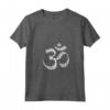 Donna Om Yoga Aum Ohm Meditazione Indù Simbolo Maglietta con Collo a V - Ideale come Regalo Yoga per Compleanni o Natale