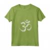 Donna Om Yoga Aum Ohm Meditazione Indù Simbolo Maglietta con Collo a V - Ideale come Regalo Yoga per Compleanni o Natale