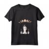 Donna Yoga Meditation Fasi Lunari Zen Spirituale Yogi - Maglietta Regalo con Collo a V - Ideale per la Pratica Yoga e la Meditazione