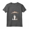 Donna Yoga Meditation Fasi Lunari Zen Spirituale Yogi - Maglietta Regalo con Collo a V - Ideale per la Pratica Yoga e la Meditazione