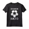 Maglietta Uomo Manica Corta Divertente Calcio Bomber Nato - T-Shirt Ironica per Compleanni - Marca HapTiger