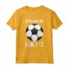 Maglietta Uomo Manica Corta Divertente Calcio Bomber Nato - T-Shirt Ironica per Compleanni - Marca HapTiger