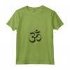 Ohm Om Aum Simbolo Yoga Meditazione - Maglietta con Collo a V per Principianti - Ideale per Insegnanti e Studenti di Yoga