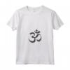 Ohm Om Aum Simbolo Yoga Meditazione - Maglietta con Collo a V per Principianti - Ideale per Insegnanti e Studenti di Yoga