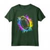 Colorato Splatters Rugby Football americano - Maglietta per Bambini - Ideale per il Calcio Universitario e il Rugby