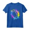 Colorato Splatters Rugby Football americano - Maglietta per Bambini - Ideale per il Calcio Universitario e il Rugby