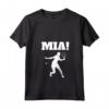 Donna Padel Divertente - Maglietta Paddle Tennis Ragazza con Collo a V - Design Mia! per l'Appassionata di Padel