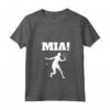 Donna Padel Divertente - Maglietta Paddle Tennis Ragazza con Collo a V - Design Mia! per l'Appassionata di Padel