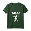 Donna Padel Divertente - Maglietta Paddle Tennis Ragazza con Collo a V - Design Mia! per l'Appassionata di Padel