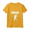 Donna Padel Divertente - Maglietta Paddle Tennis Ragazza con Collo a V - Design Mia! per l'Appassionata di Padel