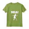 Donna Padel Divertente - Maglietta Paddle Tennis Ragazza con Collo a V - Design Mia! per l'Appassionata di Padel