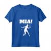 Donna Padel Divertente - Maglietta Paddle Tennis Ragazza con Collo a V - Design Mia! per l'Appassionata di Padel