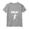 Donna Padel Divertente - Maglietta Paddle Tennis Ragazza con Collo a V - Design Mia! per l'Appassionata di Padel