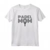 Padel Mom - Racchetta Maglietta per la Mamma Giocatrice di Padel - Ideale per un Regalo Personalizzato
