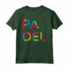 Padel Scritta in Sillabe Multicolore Maglietta - Ideale per gli Appassionati di Padel - Acquista Online Abbigliamento Sportivo