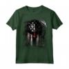Epic One Nation Under God USA Military Spartan Helmet Maglietta - Patriotic Tee for History Enthusiasts