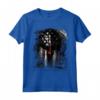 Epic One Nation Under God USA Military Spartan Helmet Maglietta - Patriotic Tee for History Enthusiasts