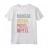 Mangia Dormi Padel Ripeti - Maglietta per Giocatori di Tennis - Ideale per gli Amanti del Padel e del Tennis