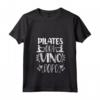 Donna Citazione Divertente Pilates - Yoga Lover Maglietta con Collo a V - Regalo Ideale per Compleanno o Natale