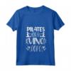 Donna Citazione Divertente Pilates - Yoga Lover Maglietta con Collo a V - Regalo Ideale per Compleanno o Natale