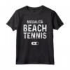 Beach Tennis Divertente Spiaggia Maglietta - Modalità Beach Tennis - Leggera e Comoda per Giocatori di Tennis da Spiaggia