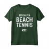 Beach Tennis Divertente Spiaggia Maglietta - Modalità Beach Tennis - Leggera e Comoda per Giocatori di Tennis da Spiaggia