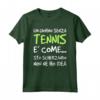 Magliette Divertenti Un Giorno Senza Tennis - Regalo Tennista Maglietta - T-shirt Frasi Ironiche e Simpatiche sul Tennis
