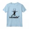Funny Aerialist Tee Shirts Women - Aerial Skills Yoga Maglietta - Unique Gift for Dancers and Yoga Enthusiasts
