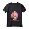Donna Llamaste - T-shirt divertente per Yoga Lama Namaste - Abbigliamento Alpaca per Allenamento in Palestra
