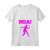 Donna Padel Silhouette Ragazza Divertente Canotta - Design Mia! per Giocatrici di Padel Tennis - Leggera e Comoda