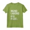 Padel Divertente Meno Lavoro Canotta - Leggera e Comoda per le Partite - Acquista Online Top da Padel