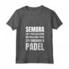 Donna Padel - Maglietta con Frase Divertente 'Sembra che ti stia ascoltando' - Abbigliamento Sportivo di Qualità