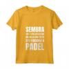 Donna Padel - Maglietta con Frase Divertente 'Sembra che ti stia ascoltando' - Abbigliamento Sportivo di Qualità