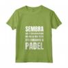 Donna Padel - Maglietta con Frase Divertente 'Sembra che ti stia ascoltando' - Abbigliamento Sportivo di Qualità