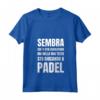 Donna Padel - Maglietta con Frase Divertente 'Sembra che ti stia ascoltando' - Abbigliamento Sportivo di Qualità