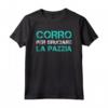 Magliette Uomo Manica Corta Divertenti Corsa E Pazzia - T-Shirt Fitness Originali per Palestra - Marca HapTiger
