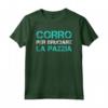 Magliette Uomo Manica Corta Divertenti Corsa E Pazzia - T-Shirt Fitness Originali per Palestra - Marca HapTiger