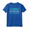 Magliette Uomo Manica Corta Divertenti Corsa E Pazzia - T-Shirt Fitness Originali per Palestra - Marca HapTiger