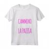 Donna Cammino Per Bruciare La Pazzia Magliette Divertenti Fitness - Ideale Regalo per Amanti del Fitness e dello Sport - Marca HapTiger