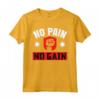 No Pain No Gain - Maglietta da Allenamento Gym - Regalo Ideale per Compleanno e Natale