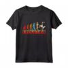 Divertente Evoluzione Retrò del Calcio - Maglietta Evoluzione del Calcio - Regalo per Amanti del Calcio - Ideale per Natale o Compleanno