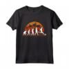 Giocatore di Calcio Evoluzione Retrò - Sunset Calcio Maglietta per Squadra - Ideale per Giocatori e Allenatori