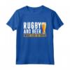 Birra Rugby Bere Alcool Sport Calcio - Regalo Maglietta per Appassionati di Sport - Ideale per Natale e Compleanno
